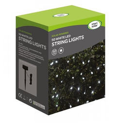 LED Solar Powered String Lights - Set of 50 White LEDs