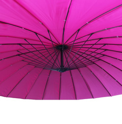 Shangahi Cantilever Canopy 3m Parasol - Pink
