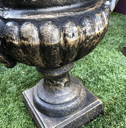 Garden Cast Iron Campagna Urn - Bronze