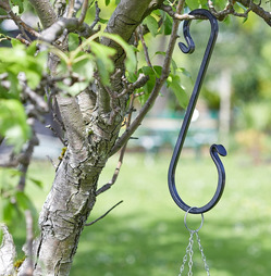 Forge Metal Hanging 12" Tree Hook