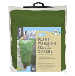 Plant Warming Fleece Cover Jacket 1.5m x 2m - Green - 3 Pack