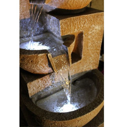 Sparkling Bowls Contemporary Solar Powered Water Feature