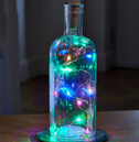 Bottle It! LED Wine Bottle Lights with Cork - Multi Coloured - 10 Pack
